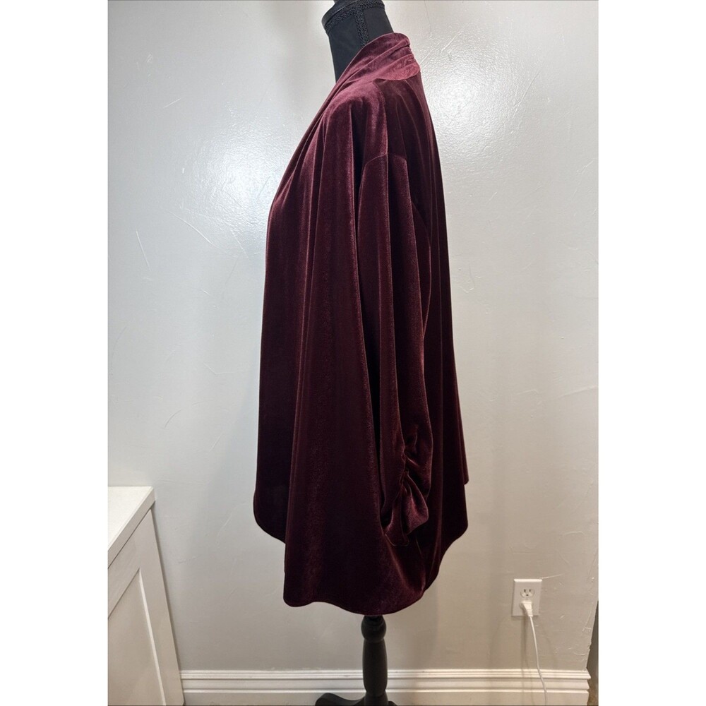 Susan Graver Tank Top and Jacket Size 2X? Wine Whimsigoth Dark Romantic - Picture 6 of 11